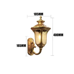 Wall Lamps Modern Minimalist Outdoor Waterproof Lamp Decoration Villa Courtyard Garden Balcony Living Room Aisle Corridor Drop Deliv Dhcur