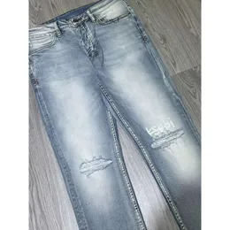 Ksubi Jeans Lila Herren-Rise Elastic Herrenbekleidung Enge Röhrenjeans Designermode Bitte wenden Sie sich bei Größenproblemen an den Kundendienst 408