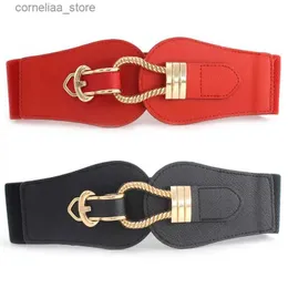 Cinture Cintura da donna alla moda Cintura decorativa elastica con design a forma di fiore - Perfetta per abiti e gonne!Y240316