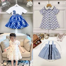 Baby Kids Dress Girls Designer Brand Clothes Gonna per bambini Set Cotton Infant Clothing Sets taglie 73-160 J2Nr #