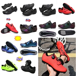 MTBQ Cyqcling Shoes Men Sports Dirt Road Cykelskor Flat Speed ​​Cycling Sneakers Flats Mountain Bicycle Footwear Spd Cleats Shoaes Gai