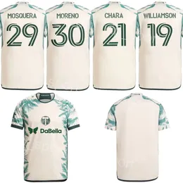 Portland Timbers Soccer Jersey 24-25 Mężczyźni 11 Antony 30 Moreno Mosquera Williamson Paredes Evander Mora Asprilla Bravo Chara Ayala Loria McGraw Zestawy do koszul piłkarskich