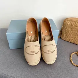 pra sommarstrand fiskare skor casual sko espadrille halm väv sandal platt klack svart vit diamant loafer kvinnor män sandale läder canvas ny stil promenad vandring