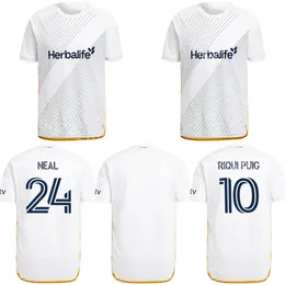 2024 2025 Soccer La Los Angeles Galaxy Jerseys 9 Joveljic 20 Cerrillo 8 Delgado 2 Yamane 10 Puig 7 Fagundez 4 Yoshida 5 Brugman 24 Neal Football Shirt Kits Uniform