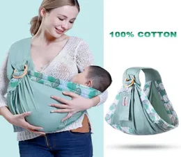 Anello per imbracatura ergonomico per canguro per neonato Borsa in stoffa per bambini Marsupio per bambini Avvolgimento per neonato Fronte allattato Alimentazione infermieristica 100 cotone7237502