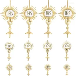 Decoração de festa 12pcs religião suprimentos bíblia igreja ornamentos topper decorações de férias religiosas