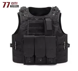 77City Killer Combat Hunting Molle Vest Soldier Tactical Vest Army CS Jungle Camouflage Carrier Shooting1340664