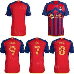 FC Royal Salt Lake 2024-25 Soccer 15 Justen Glad Jerseys Mans 4 Brayan Vera 6 Braian Ojeda 11 Andres Gomez 9 Cristian Arango 8 Diego Luna Matt Crooks Football Shirt Kits