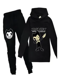 FindPitaya 2020 Yeni Bendy ve Mürekkep Makinesi Sweatshirt ve Pantolon Çocuklar İçin Y2006233462040