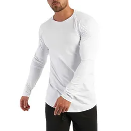 Camicie casual da uomo Nuovo arrivo Primavera e autunno Magliette da allenamento Uomo Bodybuilding traspirante Fitness T-shirt Raglan SleC24315