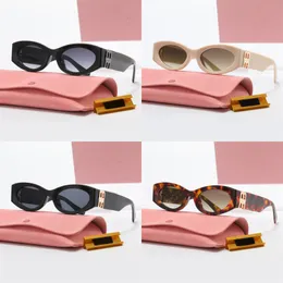 Traveling sunglasses womens uv protection gradient color miu designer shades luxury letter fashion style summer zonnebril hip hop hg128 H4