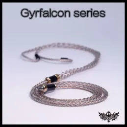 Acessórios série Gyrfalcon cabo de atualização de fone de ouvido de metal precioso N5005 0.78MM MMCX QDC