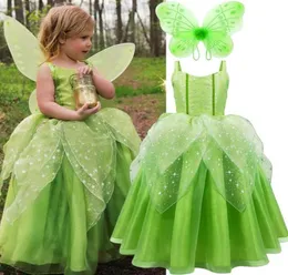 Girl039s Dresses Baby Girl Halloween Costume Kids Dress Up Wonderful Fairy Princess With Wings Children Birthday Party Costumes4980006