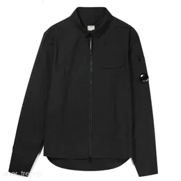 Męska kurtka płaszcza One Lens Lapel Jackets Odzież Użytkowa Osoby narzędzie Outdoor Men Men Cardigan Oreshwear Clothe CP Company xxl 18