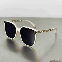 Designer 23 Xiaoxiangjia's Chain Sunglasses Women’s Women عالية الجودة مربع مربع صافي Red 0759 J784