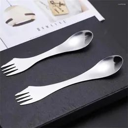 Forks Datinware 3 in 1 Creative Spoon and Fork Tableder Accessories Kitchen Accessories Stainless Steel