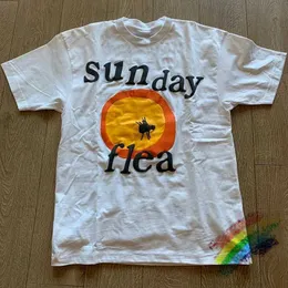 T-shirty męskie 3D FOAN CPFM. XYZ Sunday Flea Grand Otwarcie T-Shirt Mens 1 1 Wysokiej jakości koszulka CPFM XYZ Tops Extra Duża koszulka J240316