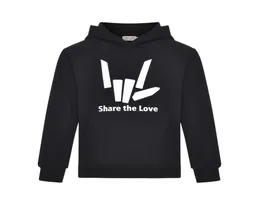 Share The Love Logo Inspired Kids Hoodies Boys Long Sleeve Tshirts Christmas Summer Tshirt for Girls Children tops tees Xmas Swea6922768