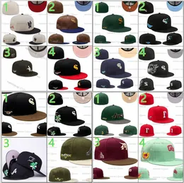 2024 HERS BASEBALL FULL STÄNGD CAPS SD LETTER ED BROWN COLER BONE NEW CHICAGO ANGELES PATCHED 68 MIX COLOS SPORT FIRED HATS ALL TEAM ATLANTA NAVY FEU7-03
