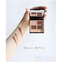 Ombretto Ombretto di marca di alta qualità 4 colori Occhi più grandi e più luminosi Filtro Ombretto nudo naturale Palette Trucco 5.2G Drop Consegna Dh5Zf