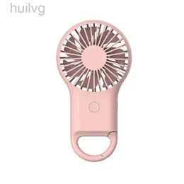 Elektrik Fanları Taşınabilir Three Gears USB Mini Fan Şarj Edilebilir Yurt Açık Handheld Summer Cep Küçük Ultra Şerif Ofisi 240316