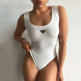 Marka projektantki damskiej stroje kąpielowej Sexy One Piece Tanks Tops U-Drock kombinezon gorąca babes dziewczynki żebrowane dzianinowe szelki kamizelki bikini camisoles tee dna bieliznę CT8L