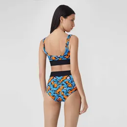 Tasarımcı Moda Kadın Mayo Seksi Kızlar Banyo Takım Tekstil Yaz Mektubu Baskı Mayo Bikinis Set Tek Parça Yüzme Giyim Yüzme Batakçıları Takımcılar 10111