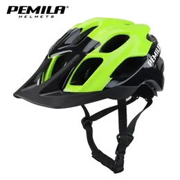 Casco da bicicletta PEMILA DH MTB Integralmente stampato Sport all'aria aperta Strada Mountain Bike Ultraleggero da corsa Equitazione Ciclismo 240312