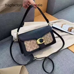 Europa och USA Light Luxury Explosive Crossbody Bag Baobao Womens New Printed Fashion Small Square Bag Kontrast Crossbody Ladybags Bag