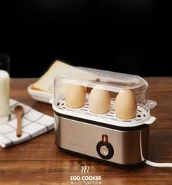 Egg B 3 Steamer Multi Function Machine Machine Soft أو Hard Boiled Hervidor de Huevo Electric Loiler Maker 220V758595