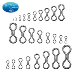 CF Lure Hard bait 1~30 Size DIY Stainless Steel 8 Knot Ring Customizable Jointed Ring Fishing 240306