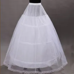 Hot Sale 3 Hoop Ball Gown Bridal Petticoat Bone Full Crionline Petticoat Wedding Skirt Slip New Free Shipping