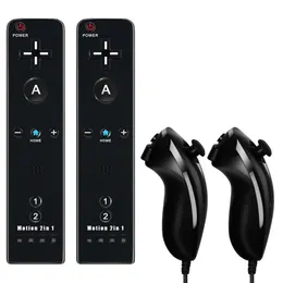 Per WiiWii U Joystick 2 in 1 Controller Set Wireless Remote Gamepad Motion Plus con custodia in silicone Videogioco 240306