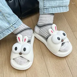 Kapcie kobiety Kawaii Animal Summer Słodki 3D otwarty stóp do stóp anty-Skid Eva Slajdes Buty Hals Soft dla kobiet