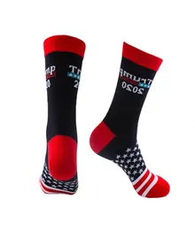 Trump 2020 Socks Striped Stars Football Sockings unisex Donald Trump President Letter Printed Socks Man Woman HHA6937161280