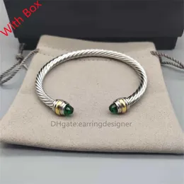 5mm Thick Charm Bracelet Designer Fashion Bangle High Quality Factory For Lovers Natural Couple Luxurys Bracelets Friendship Jewelry Gift