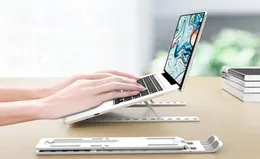 epacket 크리에이티브 휴대용 노트북 스탠드 접이식 지원 기본 노트북은 MacBook Pro Lapdesk 컴퓨터 홀더 냉각 Brack6764594 용입니다.