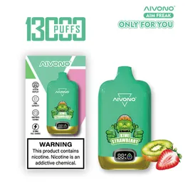 Aim Original 13000 Puff Bar Freak 13000baforadas Saúde Wape Vape Descartável Pod Vaper 0% 2% 3% 5% Nicotina E Cigarro Atacado