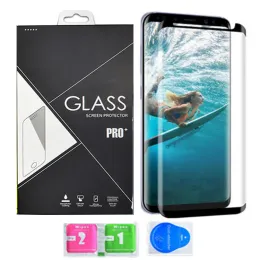 Protector Anti-Scratch Case Friendly 3D für Samsung Galaxy S22 S21 S20 Note20 Ultra S7 Edge S8 S9 Plus Note 10 9 8 mit Einzelhandelspaket LL