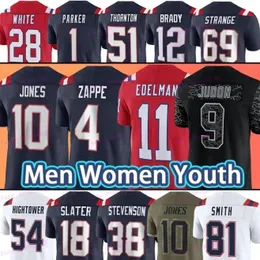 도매 Ezekiel Elliott 6 Gonzalez Matthew Judon Judon 축구 Jerseys Mac Jones Tom Brady Bailey Zappe Mike Gesicki Rhamondre Stevenson Juju Smithschuster Keion Whi