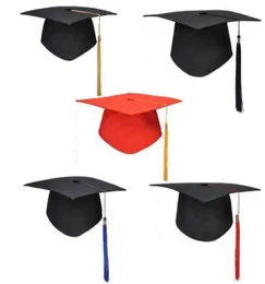 Academic Hats School Graduation Partia Tassels Cap for Bachelors for Master Doctor University Academic Hats6093524