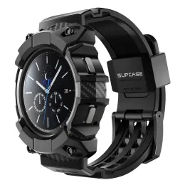 Samsung Galaxy Watch 4 Classic Case 46mm (2021 릴리스) Supcase UB Pro Rugged Protection Cover와 함께 시계 스트랩 밴드