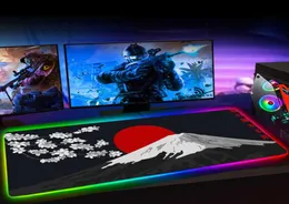 Mouse Pads Wrist Rests Cherry Mousepad Rgb Girl Accessories Kawaii Mausepad Anime Mat Gaming Keyboard Custom Flower Mouse Pad Xxl 4714262