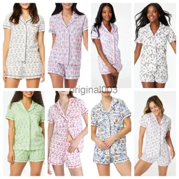 Niedlicher Damen-Pyjama mit Roller-Kaninchen, zweiteiliger Hose, Y2k-Affe, vorgefertigter Druck, zweiteiliges Pyjama-Set, kurzärmliges Hemd, Pj-Shorts-Set, lässige Heimkleidung, Zm