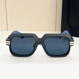 Óculos de sol quadrados vintage 607 fosco preto azul lentes homens mulheres verão sunnies gafas de sol designer óculos de sol tons occhiali da sole uv400 proteção óculos