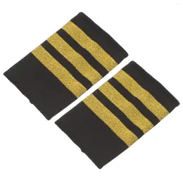 Ball Caps Pilot's Epaulettes Costume Decorations Uniform Epaulets Shoulder Boards Empty Space Accessories