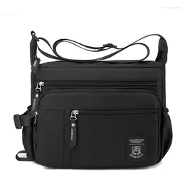 Bag Nylon Crossbody Bags Single Shoulder Travel Casual Handbags Message Solid Zipper Schoolbags For Teenagers