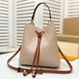 NEONOE Medium Designer Bag Shoulder Bags Bucket Handbag Crossbody Drawstring Bag Handbag Shopping 10A with Dust Bag