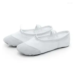 Casual Shoes Comemore Gymnastics for Women Flats Adult Dance Shoe Pink Soft Sole Children Practice Yoga Dancing Ballet 2024