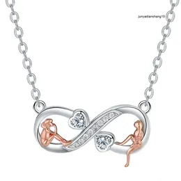 Infinite Love Infinite Symbol Pendant sisters Necklace Love Collar Chain